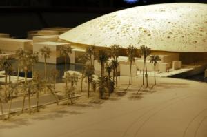 Model of Louvre Abu Dhabi, UAE