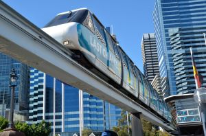 Sydney Monorail on Darling Bridge
